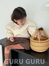 韓国子供服 / 26Autumn / 〖取寄〗guruguru / モッズ風中綿キルトジャンパー / ベビー服 *1号~3号*