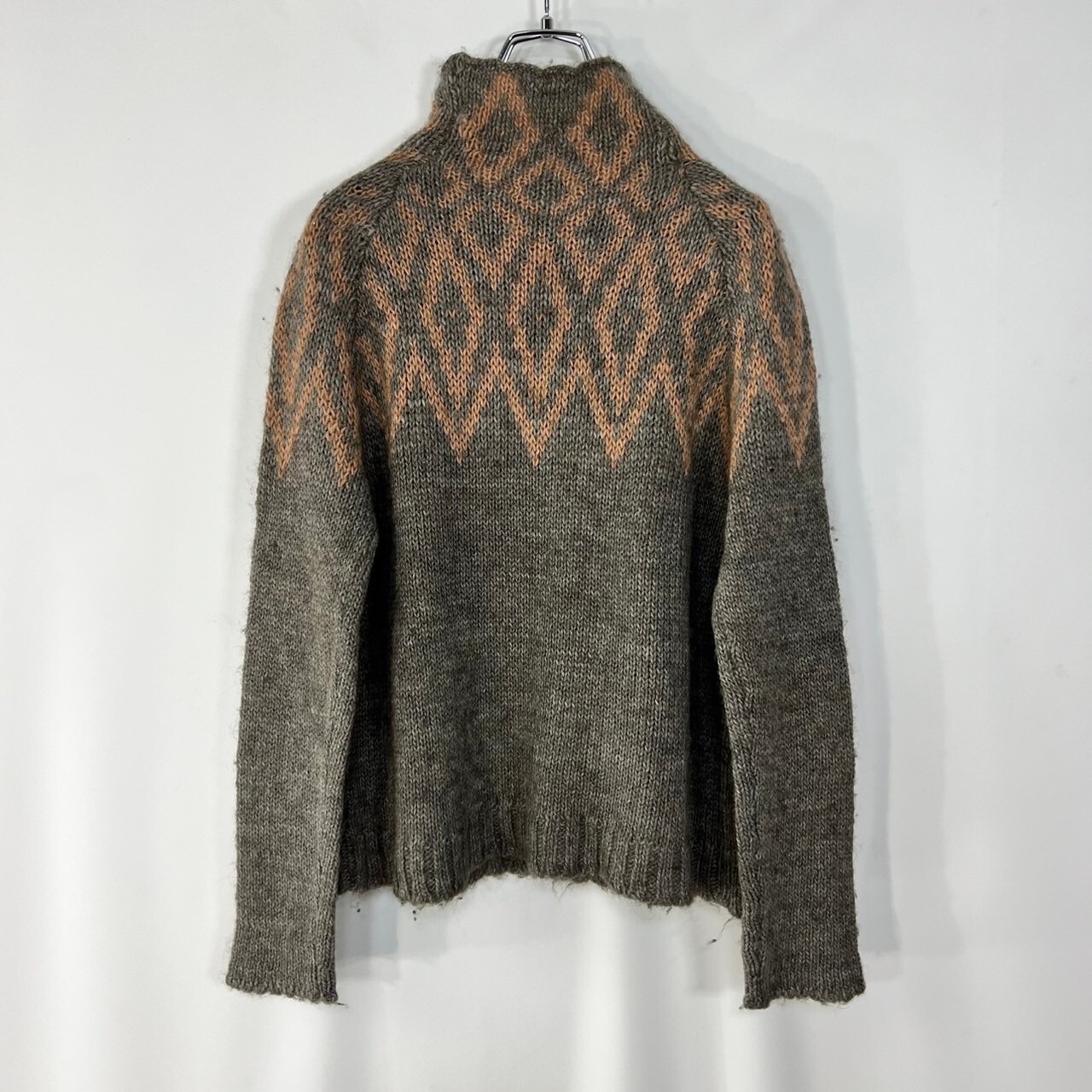 イタリア製 Ivories ノルディック ハイネックニット