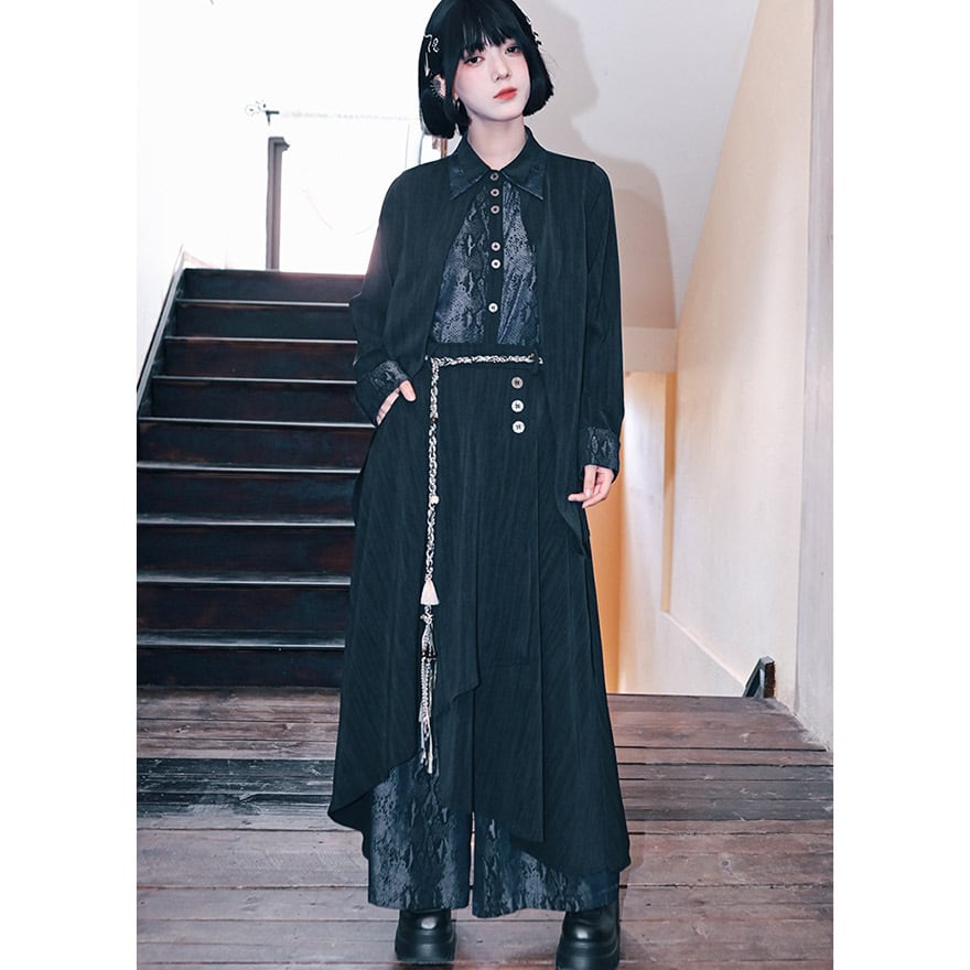 チャイニーズゴシック 古怪舎 アクセサリー 組紐 ウエストベルト ストリートファッション