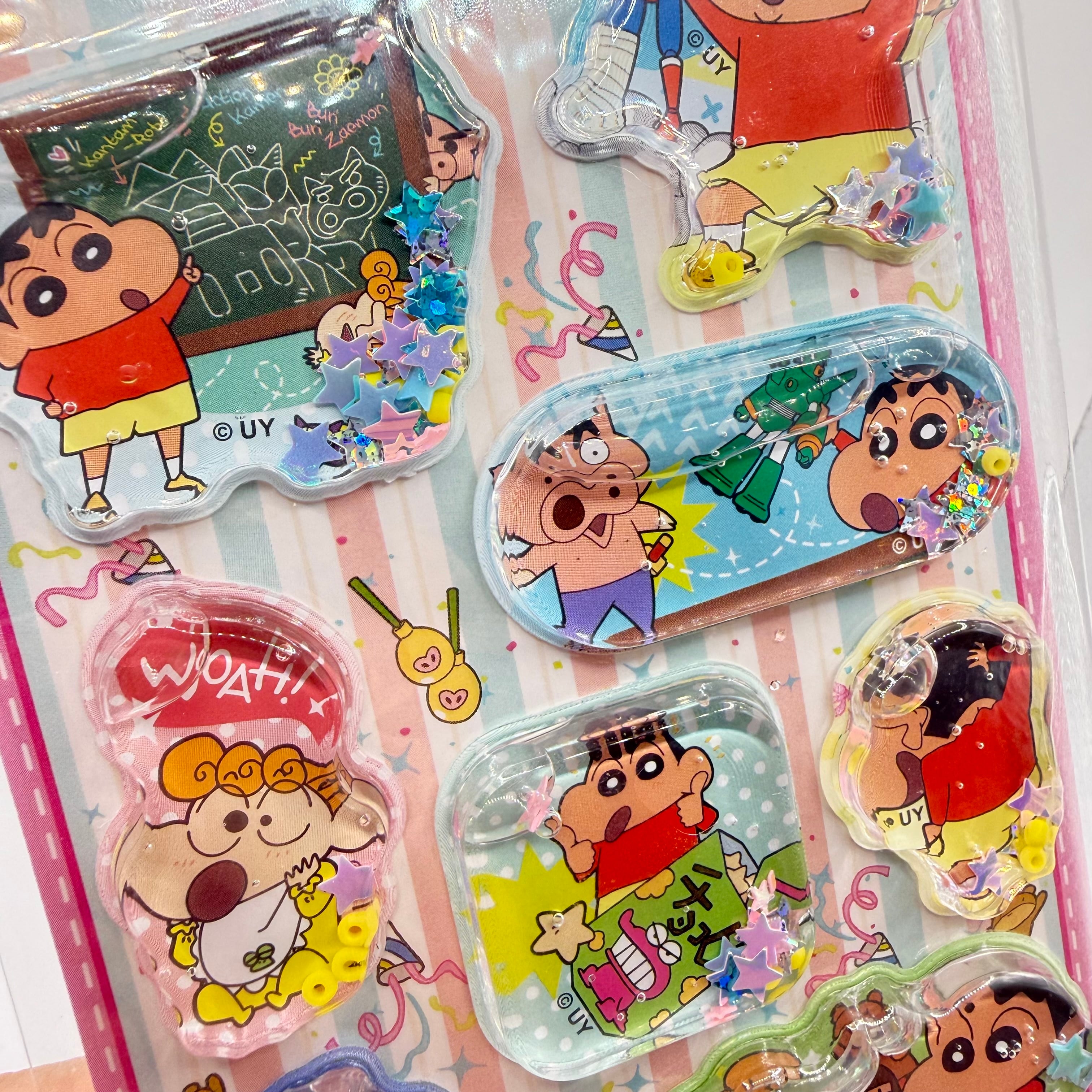 【クレヨンしんちゃん出品】ウォーターシール68枚 新入荷✨ クレヨンしんちゃん ウォーターインシール 海外正規品