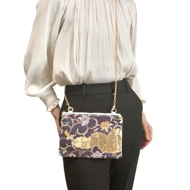 マチなしサコッシュ・Flat side bag : 475-1067： 青花堂　銀座店