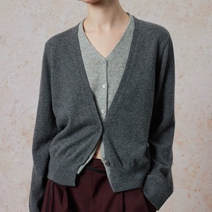 double layer knit cardigan  00403