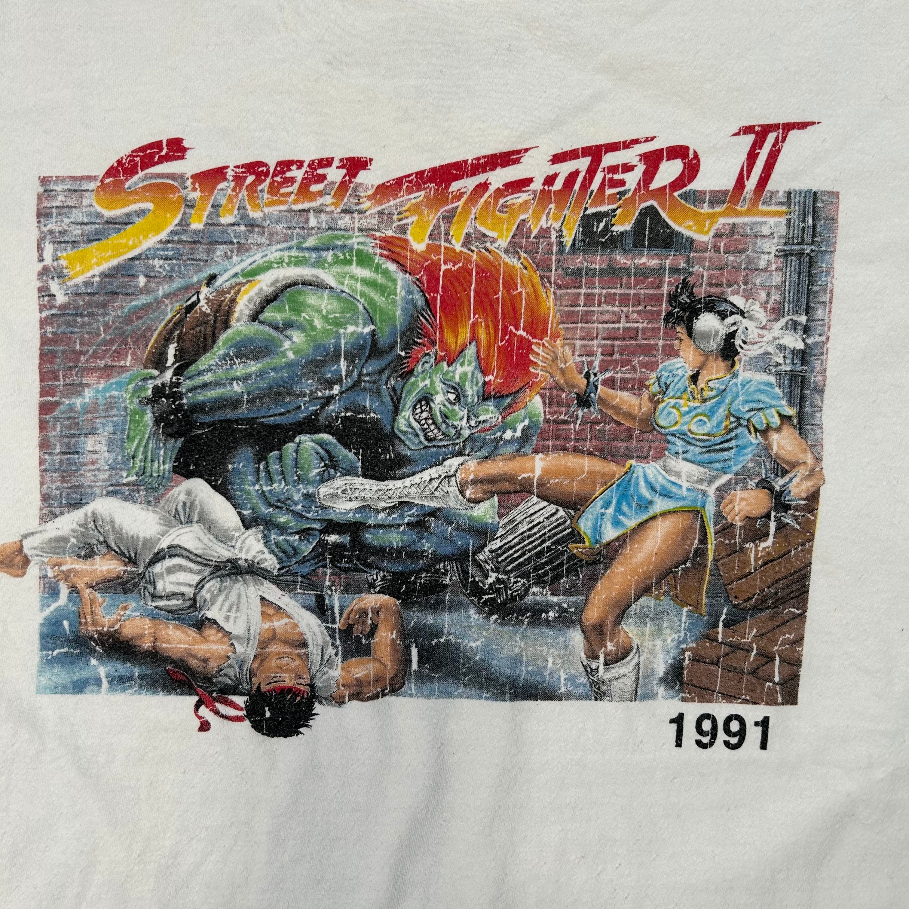 11538 ストリートファイターII Tシャツ 1991年 L | San Fernando