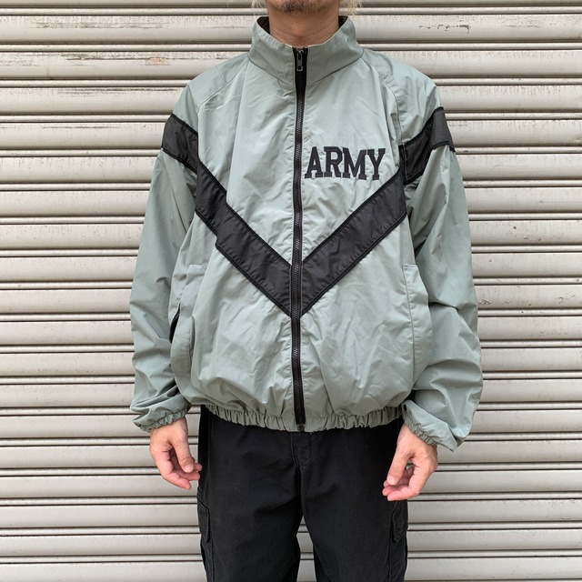 00s USARMY IPFU ミリタリー トレーニングジャケット ナイロン S