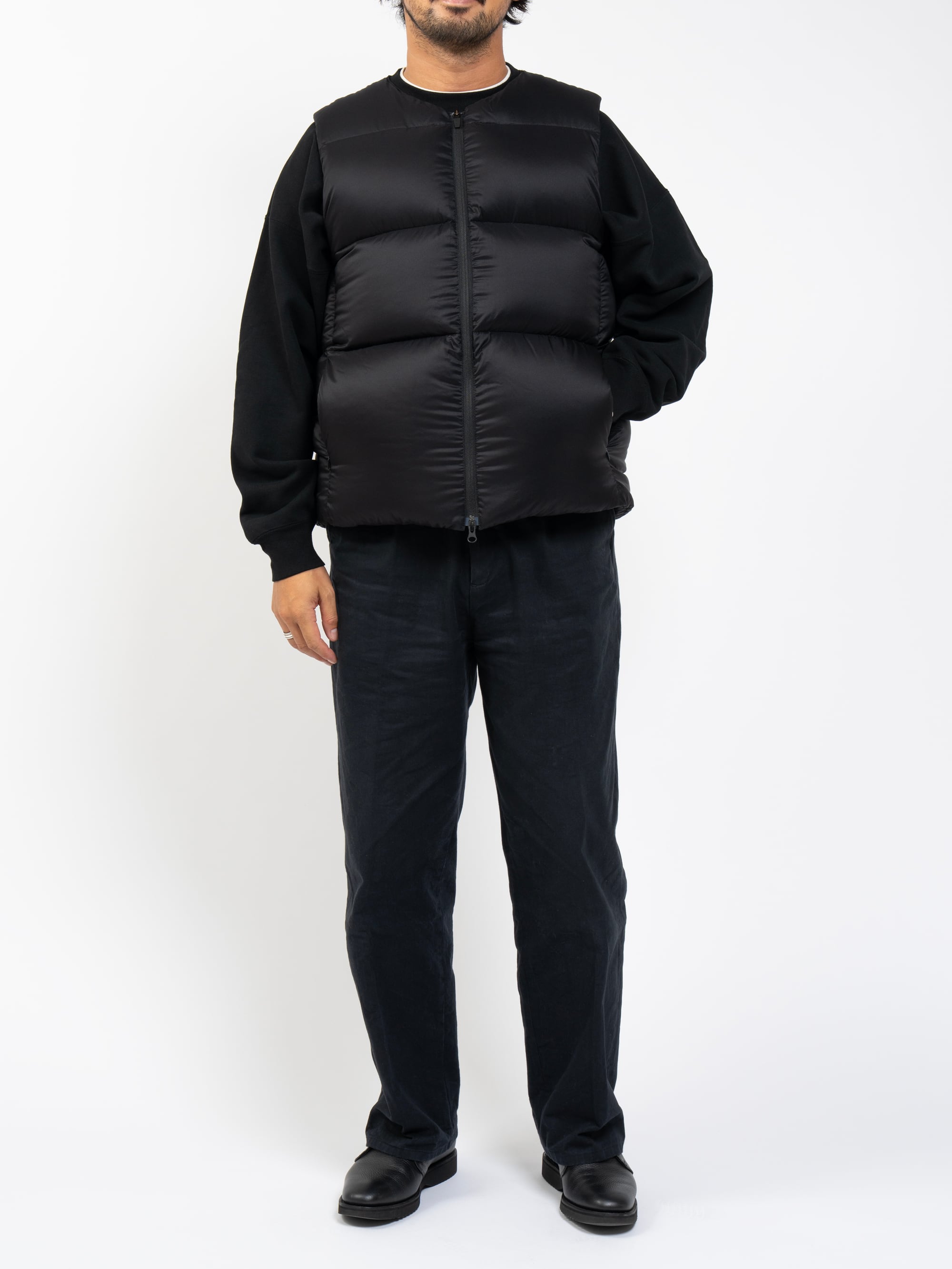 トップス OVY Collarless  Down Vest Collarless Goose Down Vest | OVY