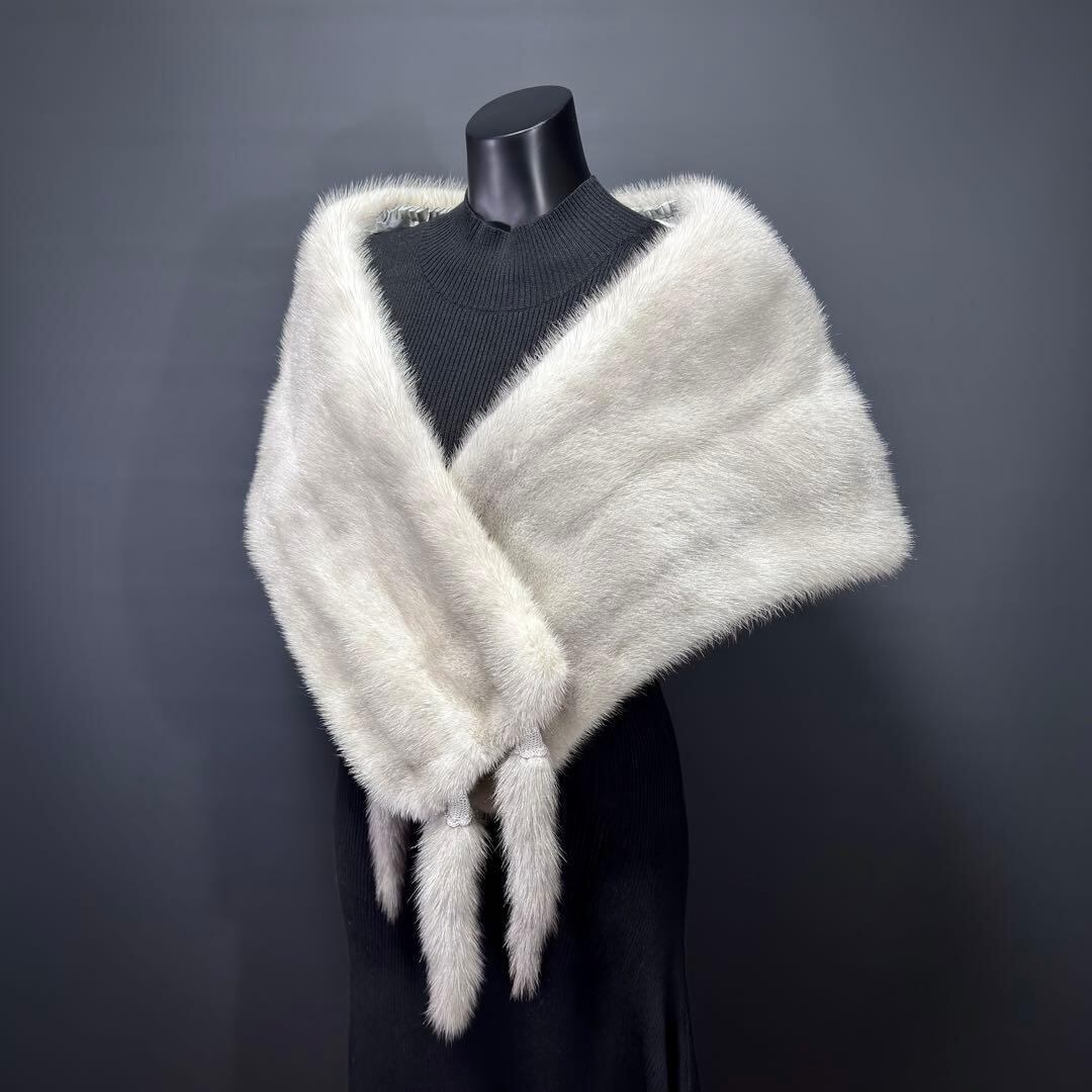 【最高級】SAGA MINK  サガミンク ファーショール サファイア SAGA MINK】Superb Quality ファーショール サファイア | KS JAPAN