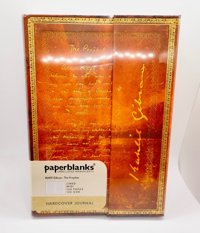 Paperblanks(ペーパーブランクス)　ノート　ハリール・ジブラーン　預言者（ミディ）罫線