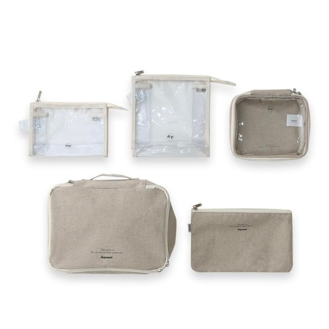 【即発/最安】depound travel pouch set 2colors / デパウンド トラベル ポーチ セット 正規品 韓国雑貨