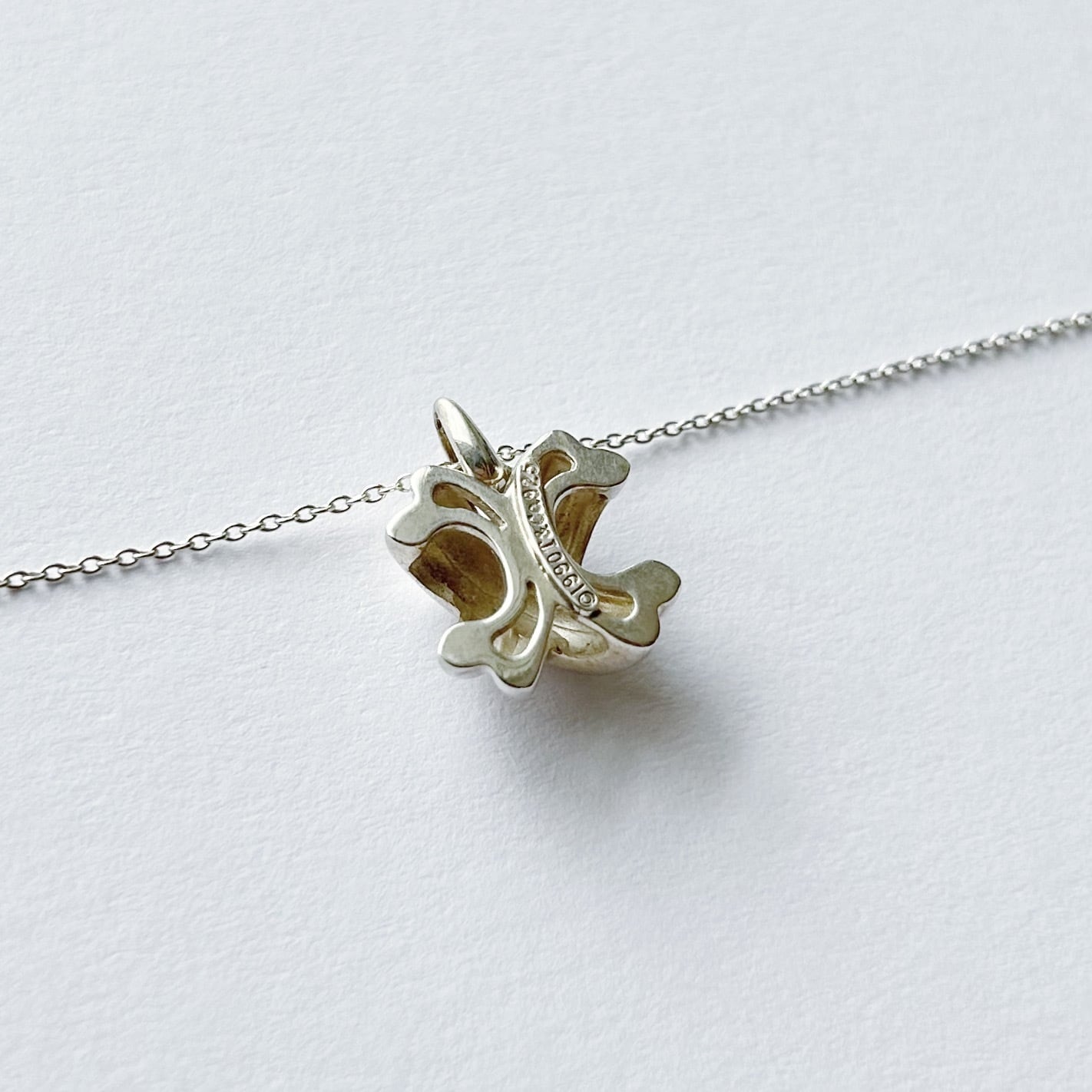 T8011】Tiffany &Co. signature necklace/silver925/ティファニー