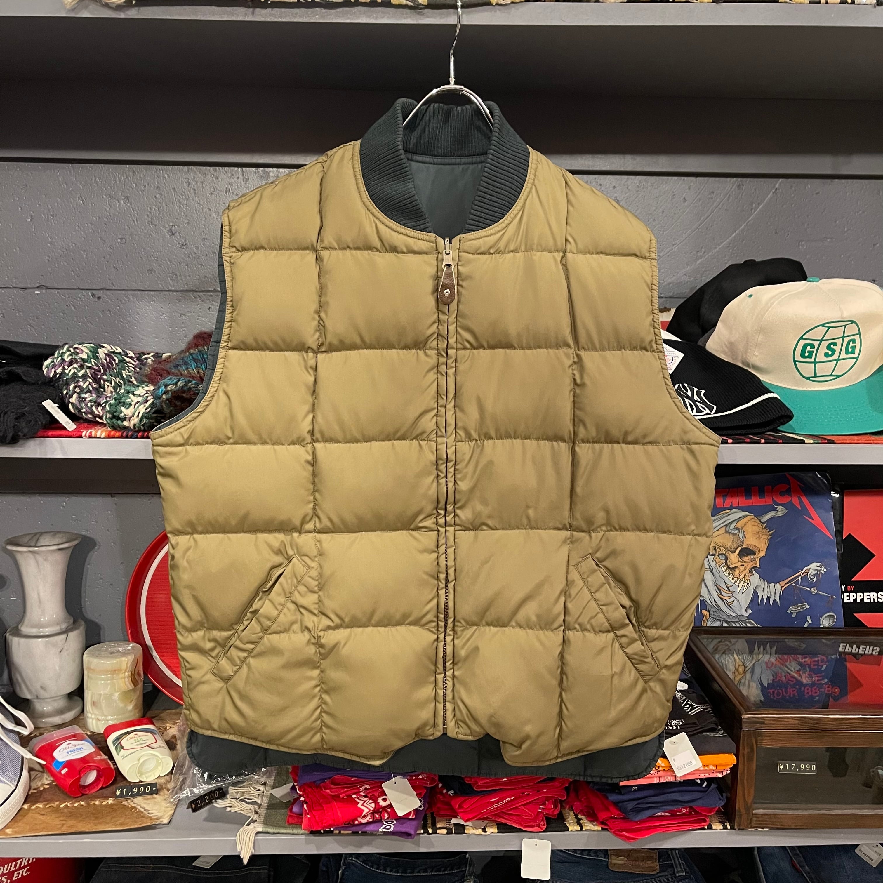 90s Eddie Bauer リバーシブルダウンベストバスケットボール