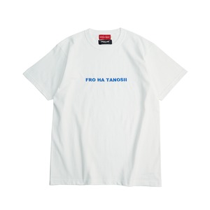 FRO CLUB × BOKU HA TANOSII ／ FRO HA TANOSII Tee ”ホワイト × ライトブルー”