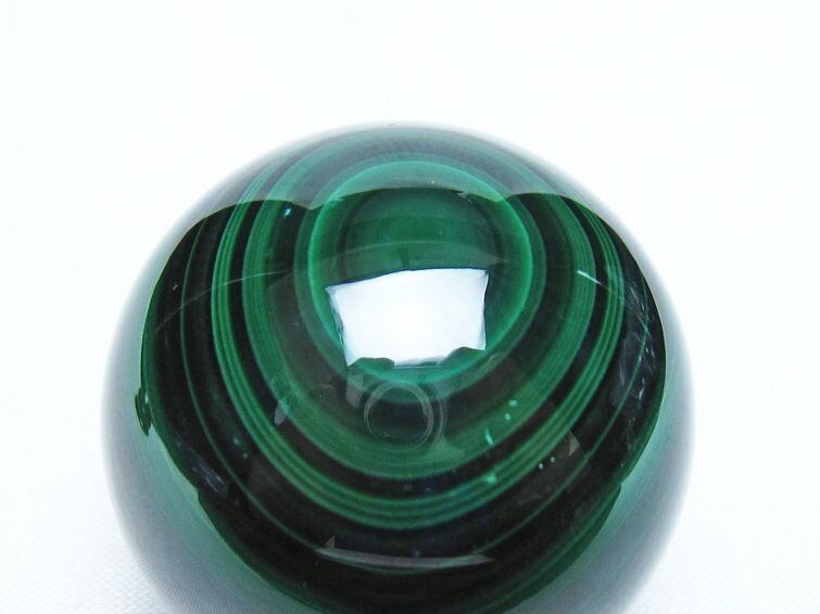 マラカイト 丸玉 42mm スフィア 置物 一点物 141-8305 | 天然石