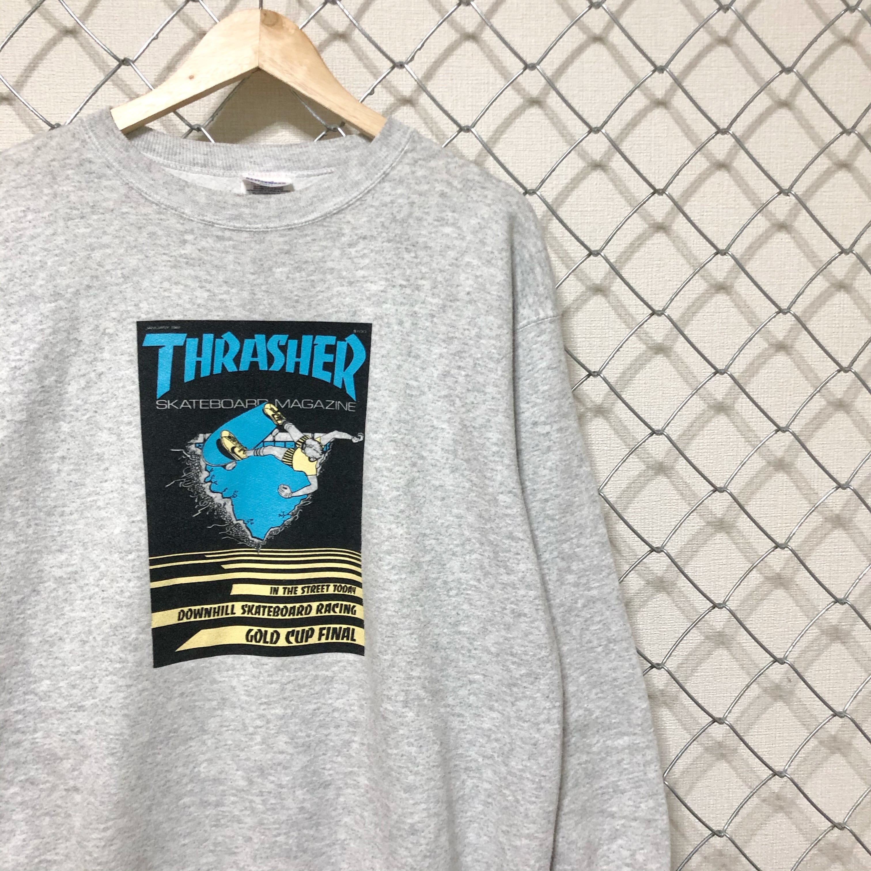 THRASHER スラッシャー Hanes ヘインズボディ USA製 90's ...