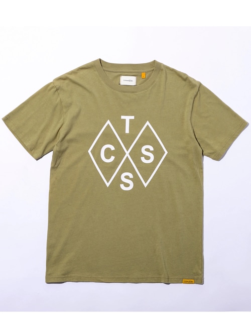 TCSS CRITICAL SLIDE クリティカルスライド DIAMONDS Tシャツ J20TE001 KHAKI