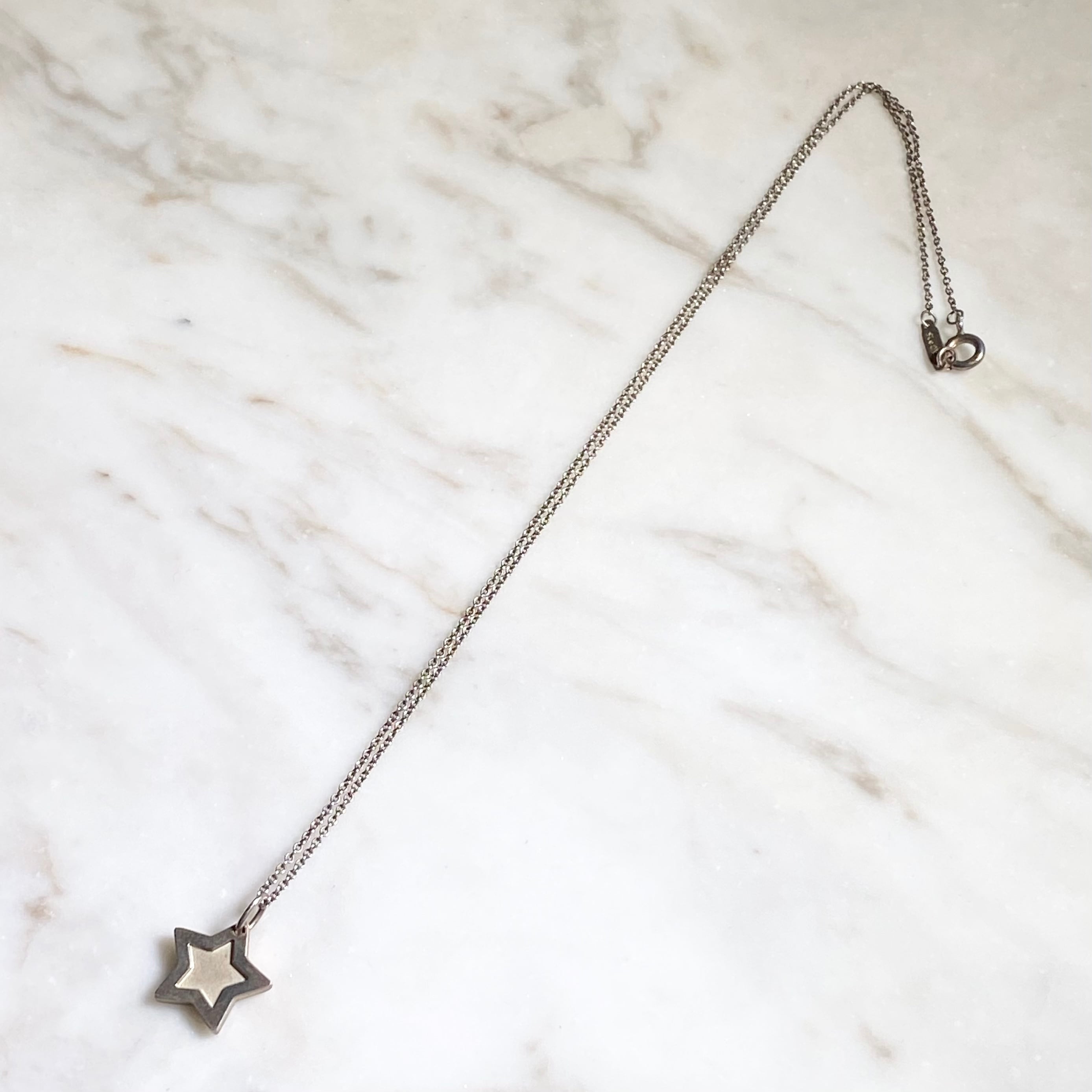 TIFFANY silver necklace “super star” | NOIR ONLINE