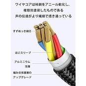 i-Phone イヤホン 変換 タイプ イヤホンアダプタ 3.5 mm オーディジャック 音楽を聴く アルミ合金外? 編み 高耐久 i-Phone 13/13mini/13 pro/12/12 mini/12 pro/11/11 pro/XS/XR/X/8/7/7 Proなどに対応 イヤホン 変換 アダプター