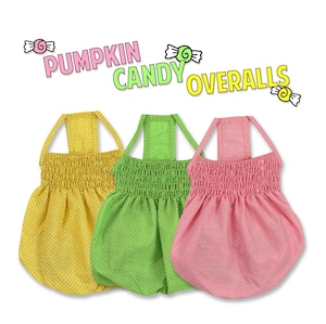 即納【Hey Jerry】Pumpkin Candy Overalls《3color》