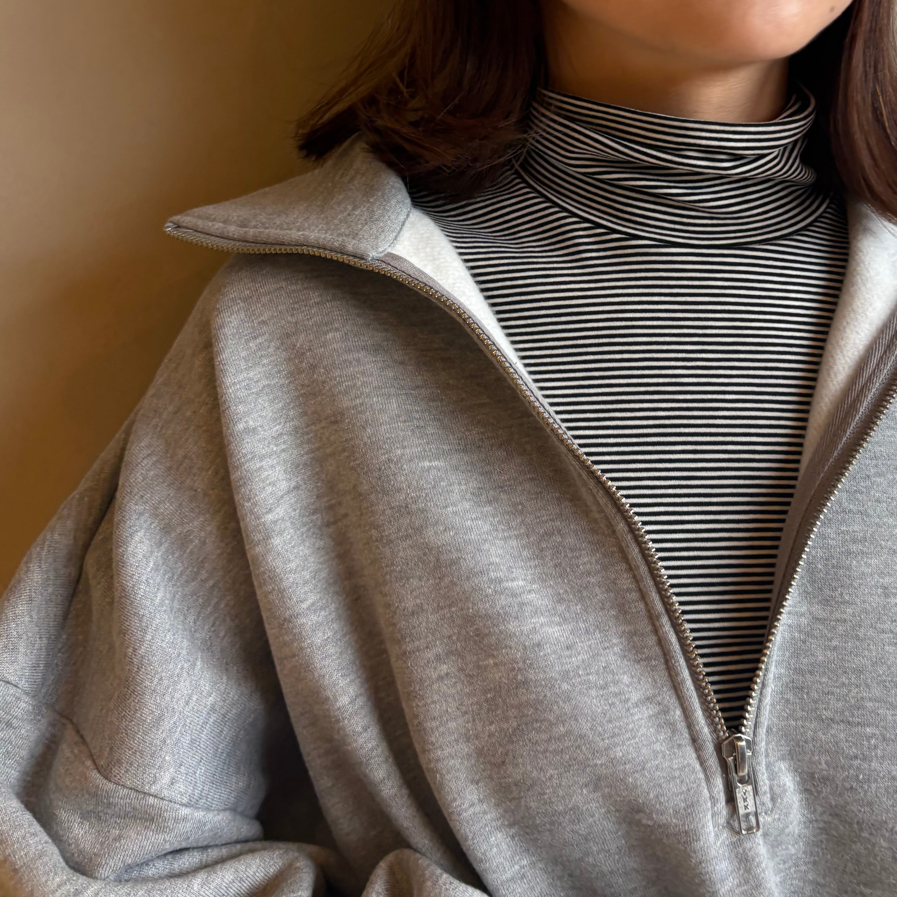 CLOCHE 】 裏起毛ハーフジッププルオーバー | valance 福井