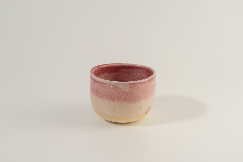 蓋つき壺 小石原焼（白釉 飛び鉋） | Pay ID
