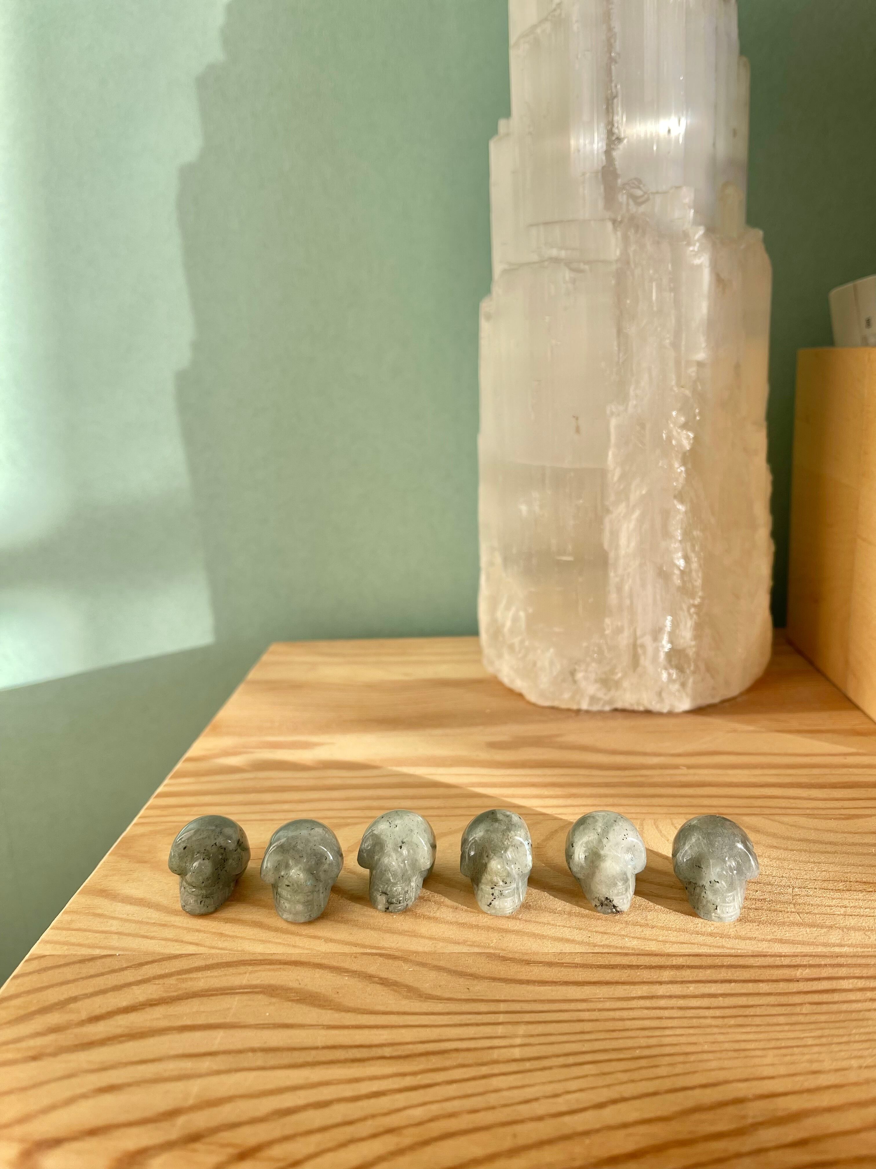 Labradorite mini skulls/ラブラドライトミニスカル