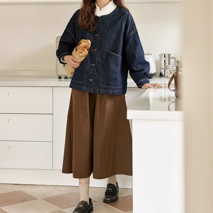 ステッチデニムジャケット ・3761 | Lehtia - レフティア｜淡色レトロ