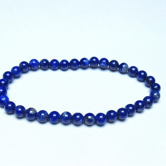 ラピスラズリ ブレスレット 5mm 一点物 メール便可 [M便 1/10] 111-48302