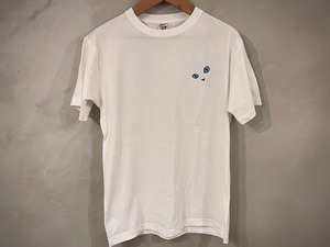 白ねこTシャツ（ブルー）