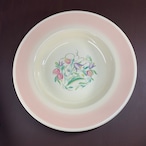 スージークーパー ドレスデンスプレイ(ピンク) 深皿25cm イギリス製 ヴィンテージ susie cooper