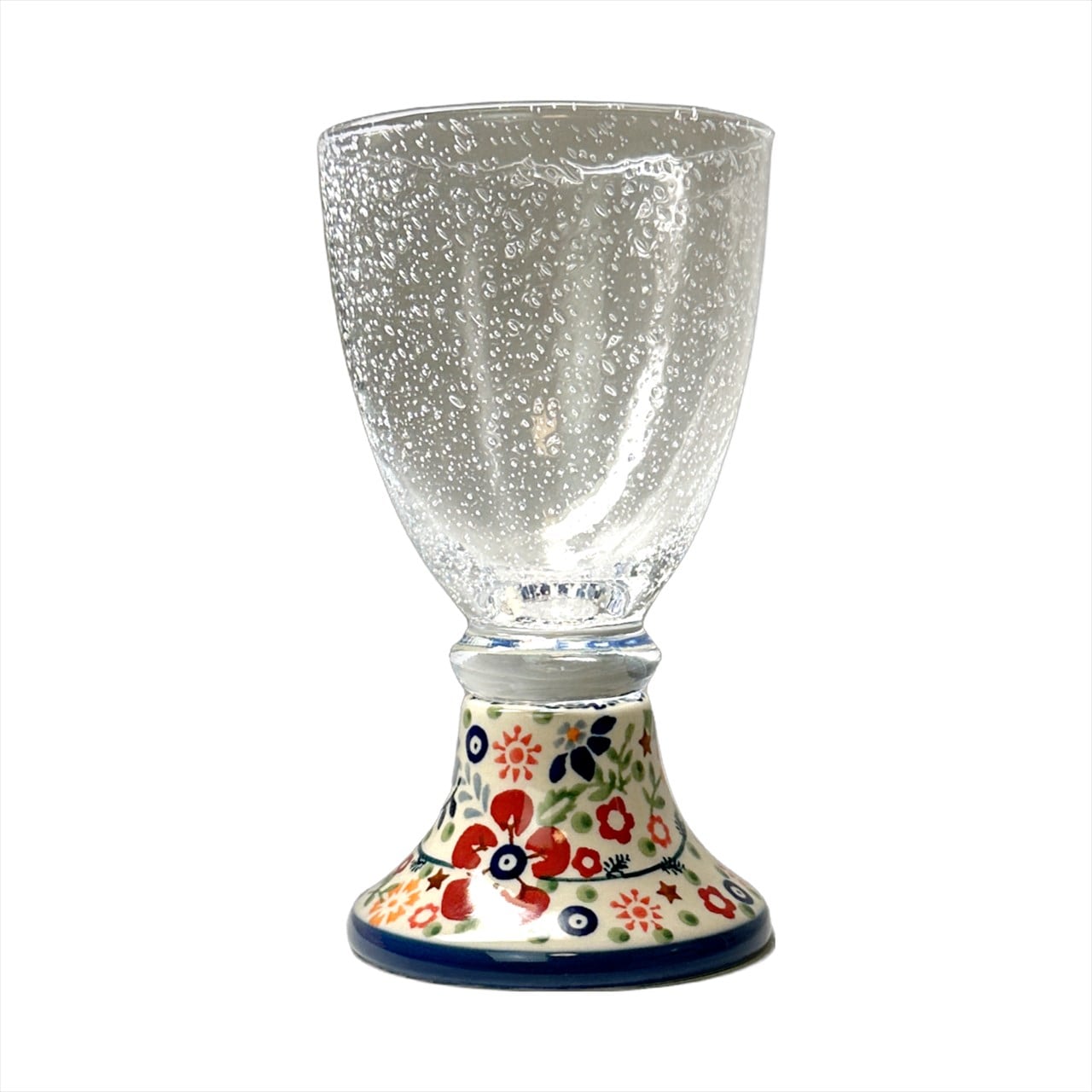 ポーリッシュポタリー ワイン & ドリンク グラス380ml W-EO34