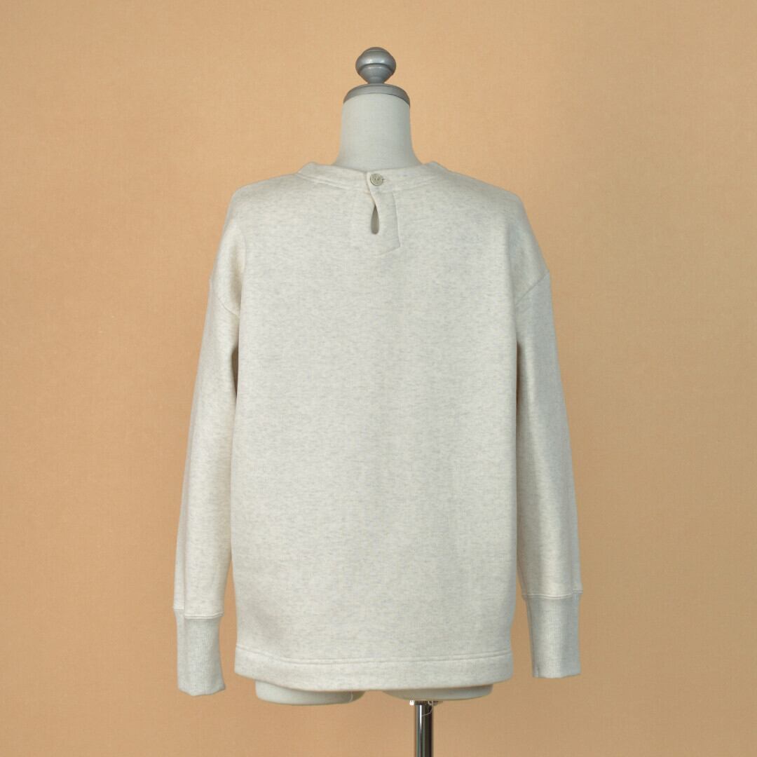 atelier naruse アトリエナルセ フリースコットンプルオーバー・オートミール