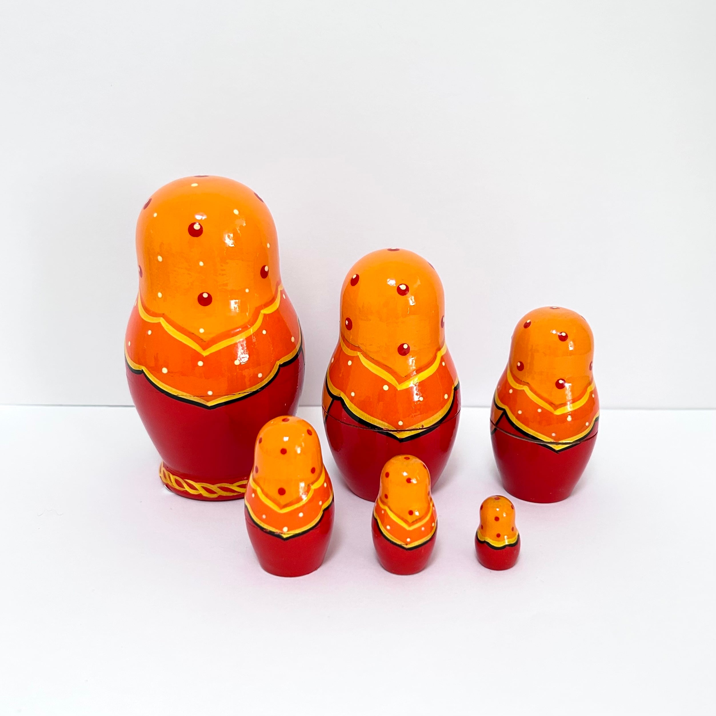 マトリョーシカ ビタミンフラワー 12cm 5ピース ノリンスク