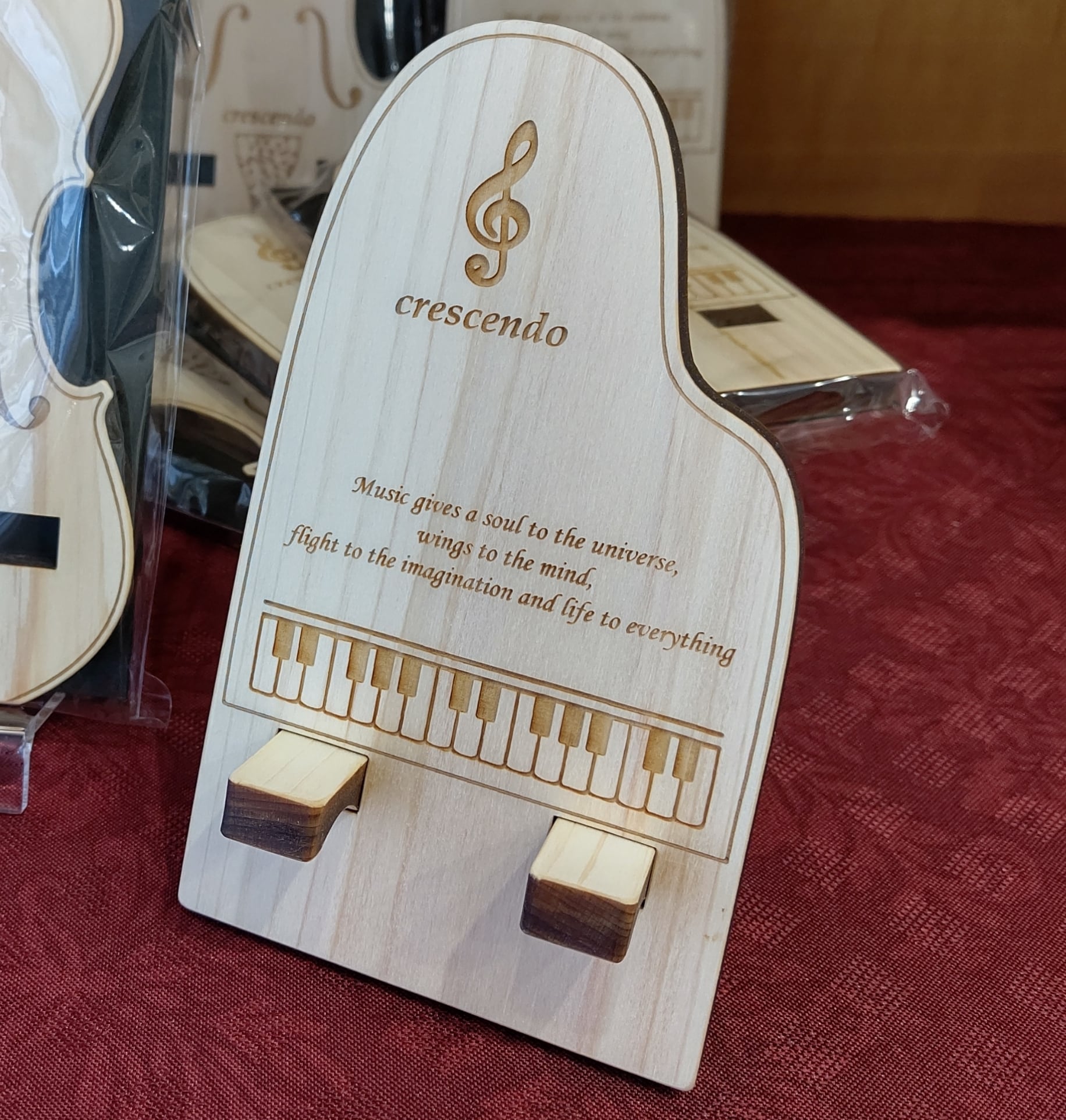 ◇クレシェンド - ハンドメイドの木製グッズ | 音楽雑貨の店 セレナード