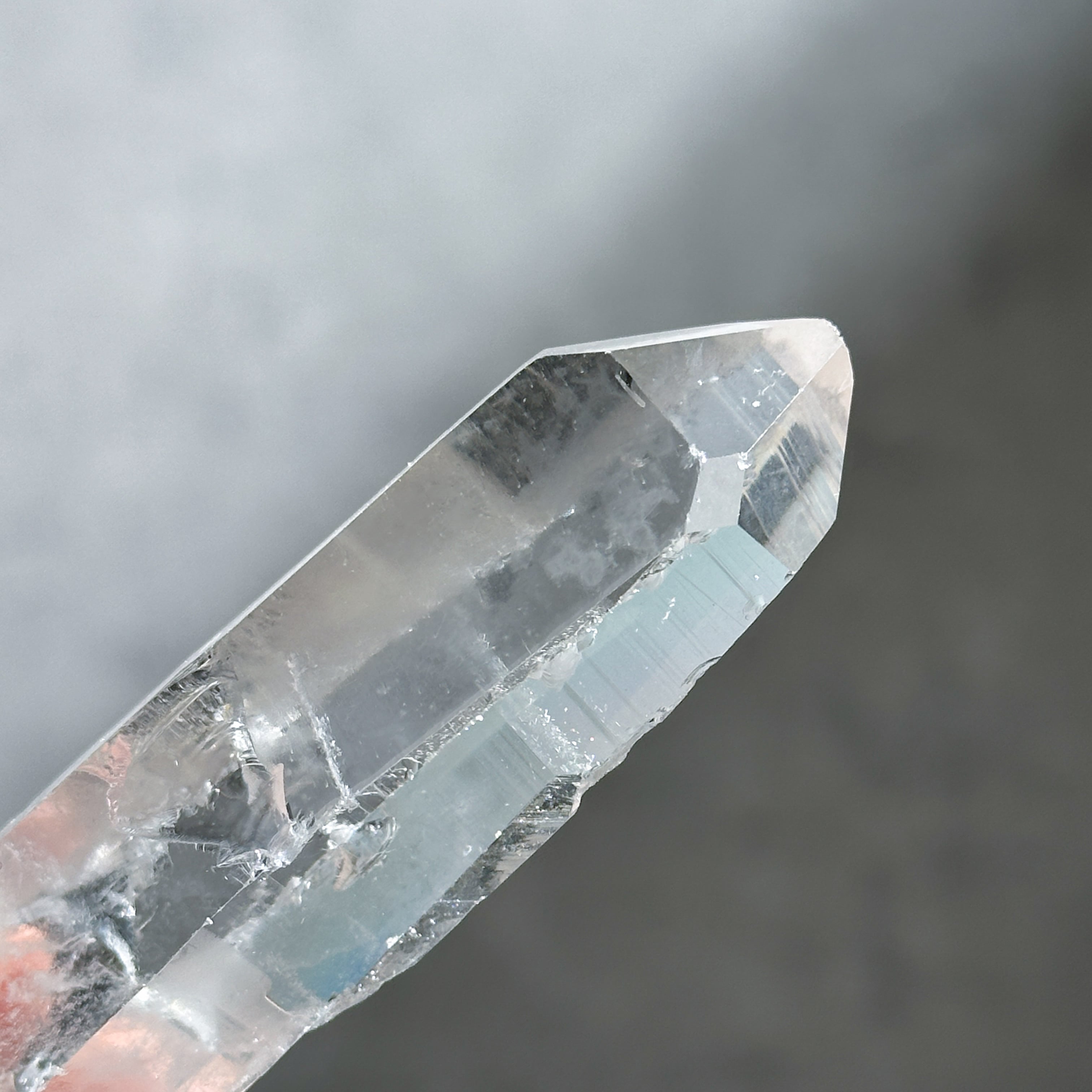 クリアクォーツ ポイントランプ ゼッカ産クリアクォーツ ポイント 原石52 ◇ Clear Quartz ◇天然石