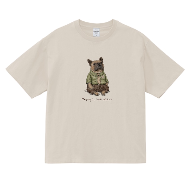 FUKUYOKA/フォーン ver/Tシャツ/グレージュ/ユニセックス
