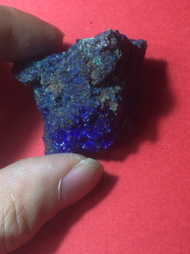 ハイパワー「直観力向上」天然ブルーアズライト（藍銅鉱）　54ｇ原石