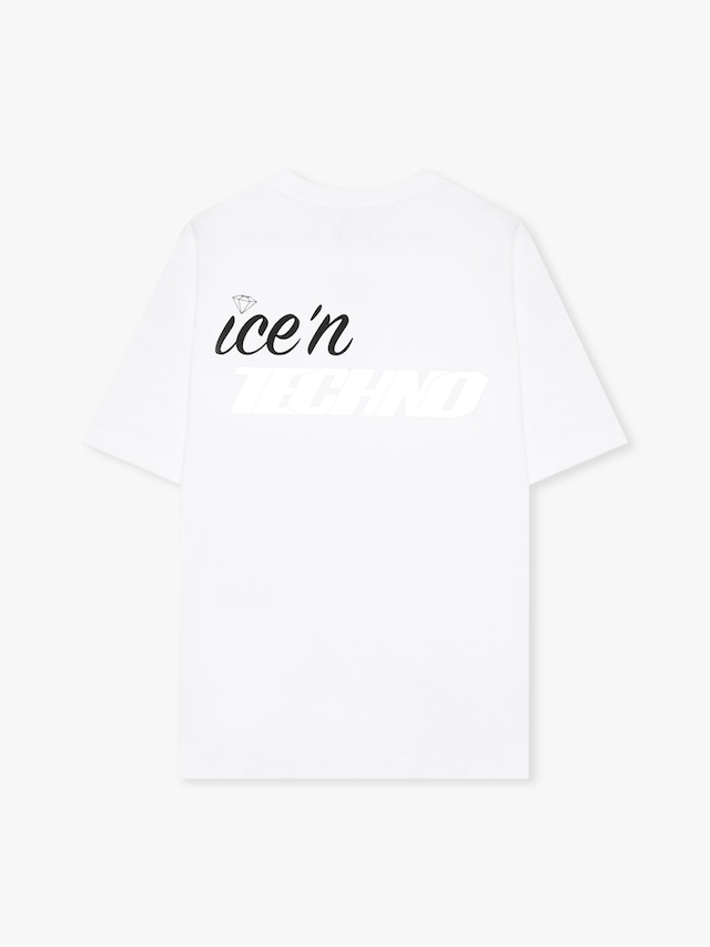 ICE & TECHNO | ICE'N TECHNO LOGO TEE (WHITE)