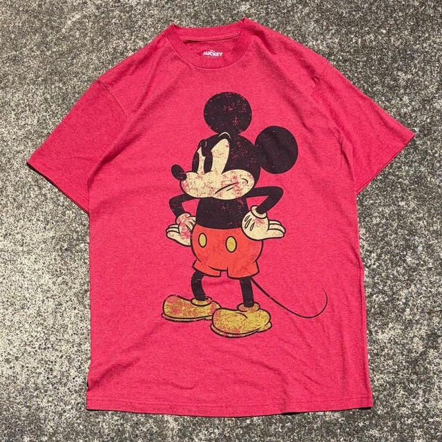 【XLTサイズ】ディズニー Mickey ミッキー ビッグシルエット 古着 Tシャツ