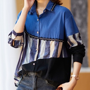 トップス シャツ レディース 送料無料 2色 袖あり 長袖 襟付き レース ストライプ ラインストーン 切り替え ドッキング パフスリーブ 大人可愛い きれいめ シンプル 大人 上品 おしゃれ お洒落 エレガント 大きめ ホワイト 緑 グリーン 水色 ブルー 黒 ブラック 無地 パステルカラー 春カラー 春 20代 30代 40代 50代 女性用 ママ オフィス ビジネス OL 通勤 着回し 普段使い ファッション コーデ スタイル モテ プレゼント ギフト 定番 プチプラ 安い 送料無料 流行 トレンド