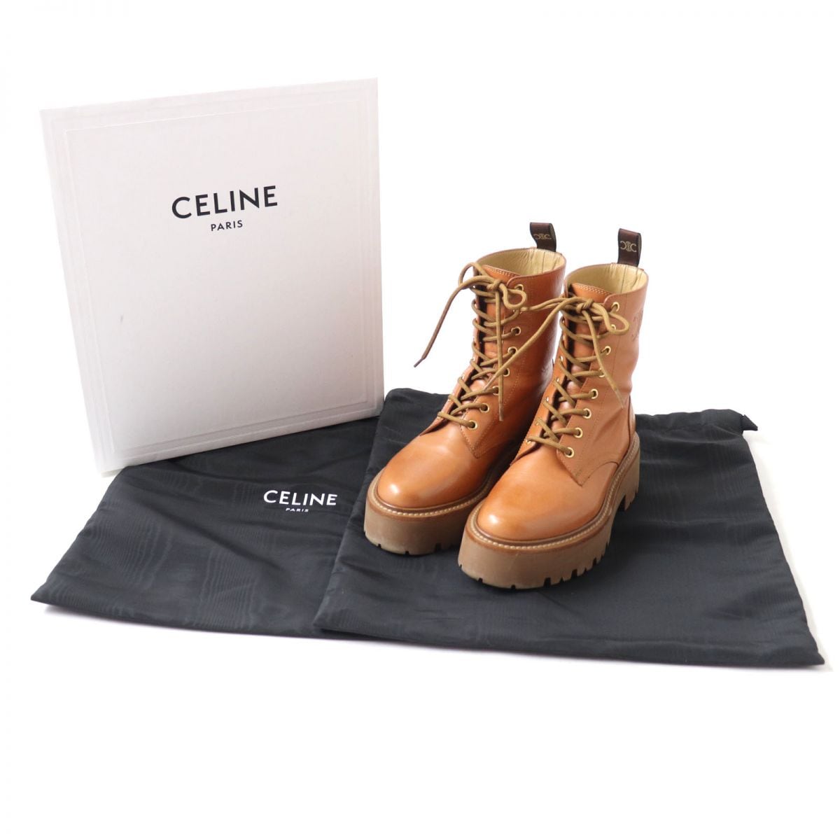 美品☆CELINE セリーヌ BULKY バルキー レザー トリオンフ 美品☆CELINE セリーヌ BULKY バルキー レザー トリオンフ