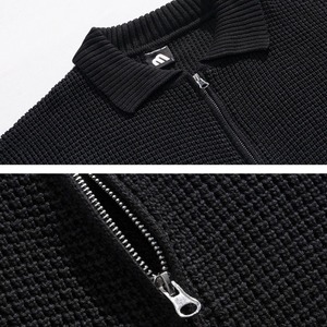 ラペルジップアップニット　MT0080315