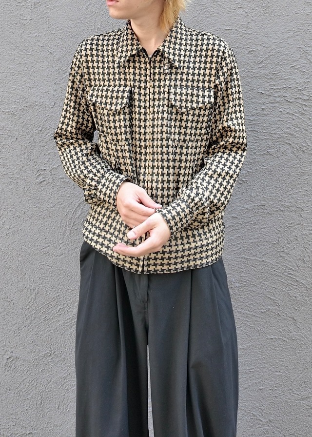 【N.HOOLYWOOD】all over design zip up jacket
