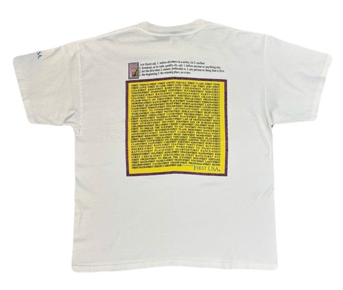 FIRST USA BANK Graphic Tee / Murina / XL / 90s