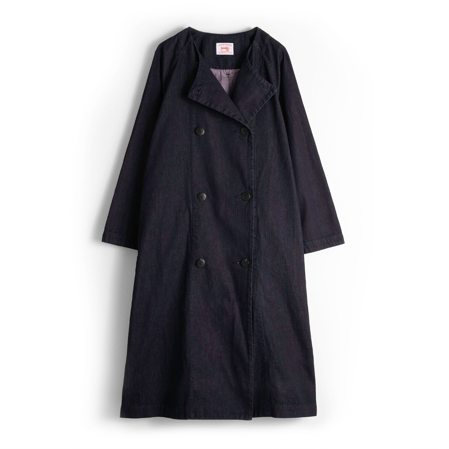 No collar double coat【ノーカラーダブルコート】 color ID / SAKURA