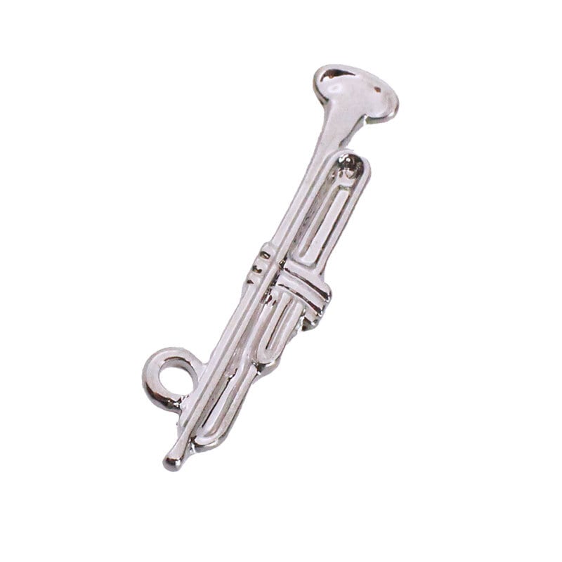 チャーム 楽器 トランペット 2個 26mm×7mm [cha-50925] アクセサリー