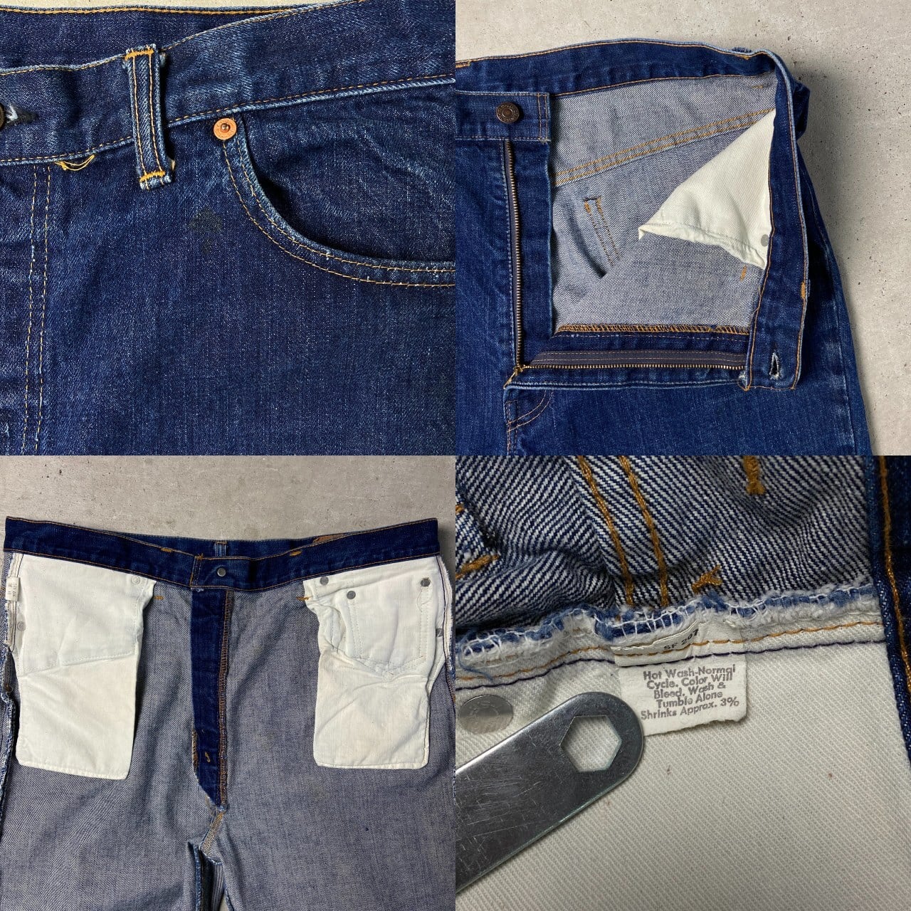 70年代 USA製 Levi's リーバイス 517-0217 66前期 シングル