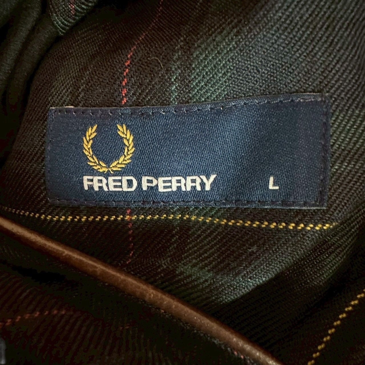 FRED PERRY フレッドペリー キルティングジャケット L リバーシブル
