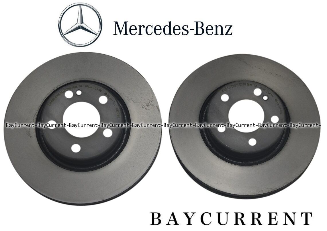 天然石ターコイズ Mercedes-Benz ブレーキローター フロント 左右セット メルセデスベンツ Cクラス W204 C300 C350 