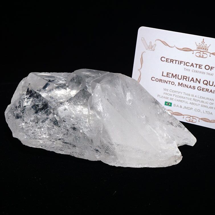 水晶 クラスター ブラジル ミナスジェライス州 コリント産 レムリアンシード 証明書付属 一点物 282-259