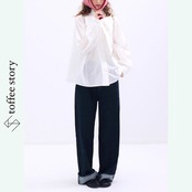 おしゃれなロールアップ♡コットンデニムパンツ 《P0176》