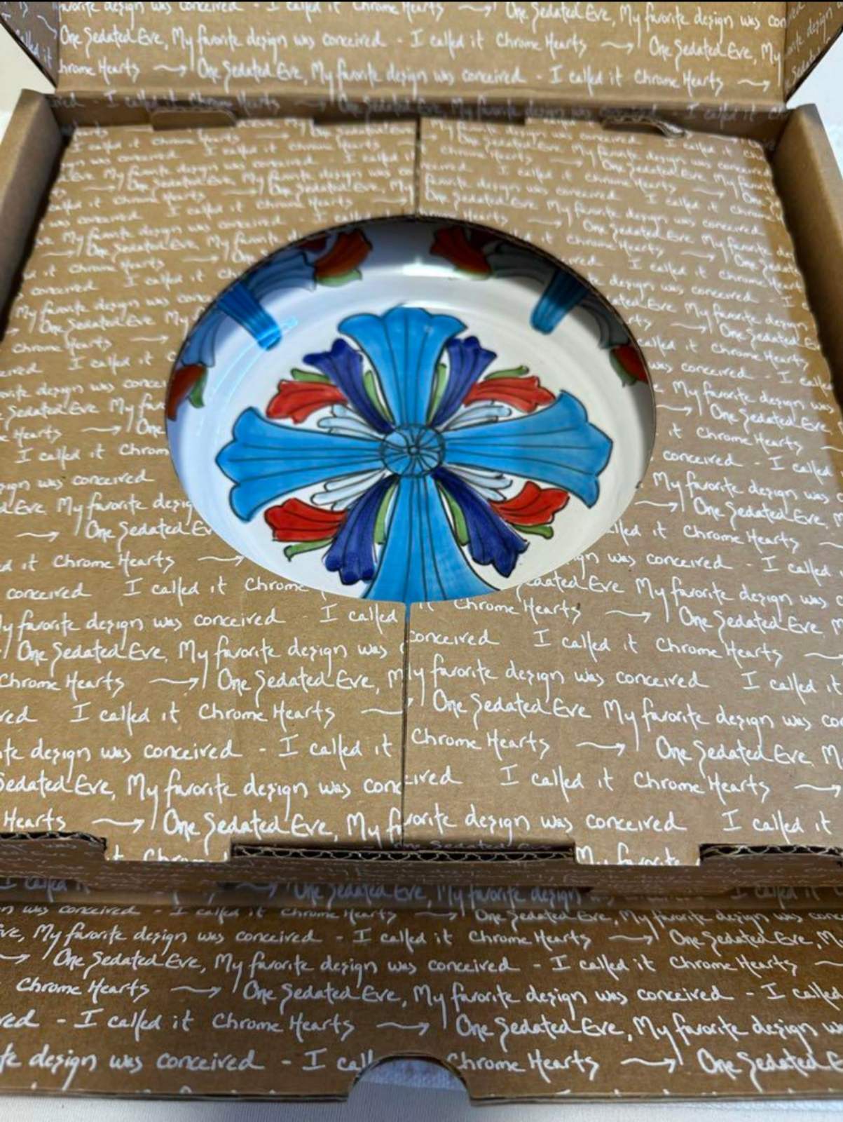 CHROME HEARTS クロムハーツ CH DINNER PLATE CHクロスモチーフ